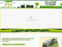 Tablet Screenshot of luigislandscaping.com